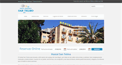 Desktop Screenshot of hostalsantelmo.com